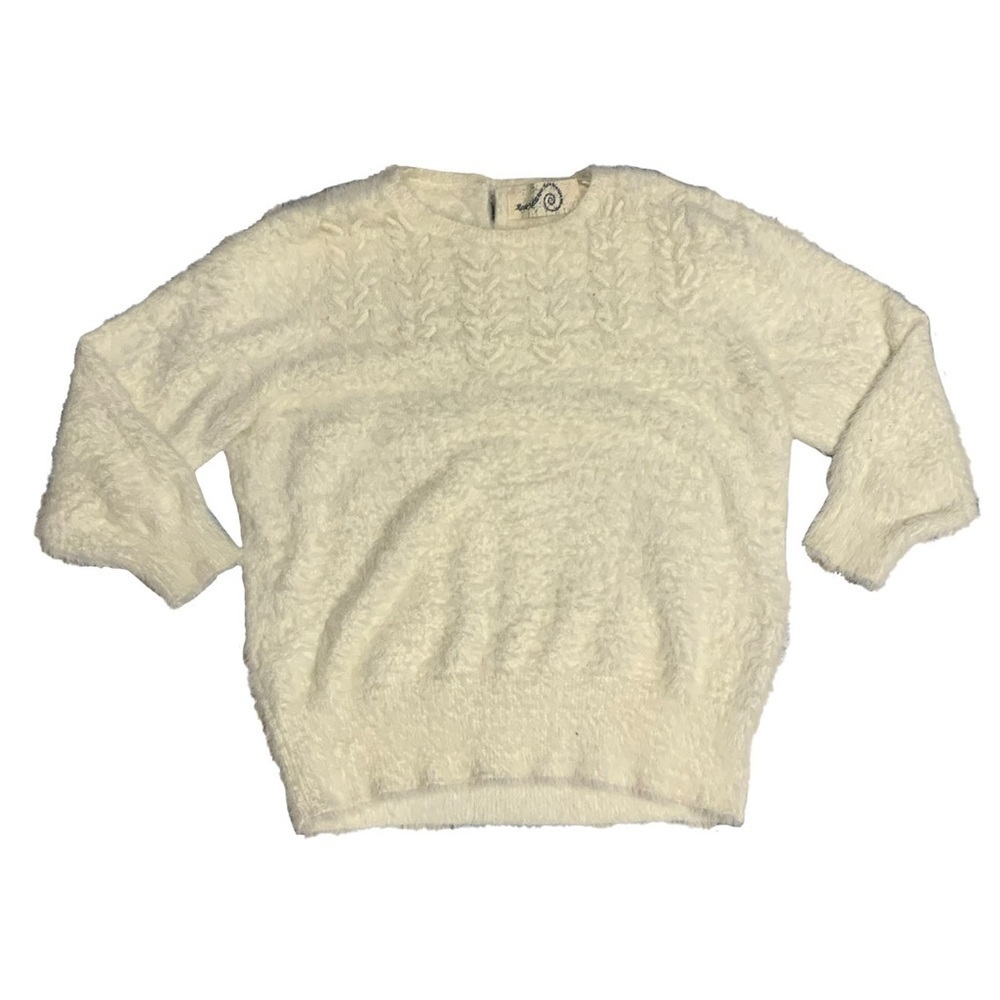 Anthropologie White Sweater